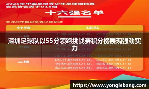 深圳足球队以55分领跑挑战赛积分榜展现强劲实力